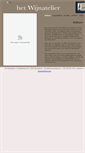 Mobile Screenshot of hetwijnatelier.be