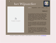 Tablet Screenshot of hetwijnatelier.be